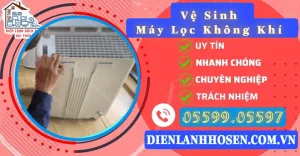 vệ sinh máy lọc không khí