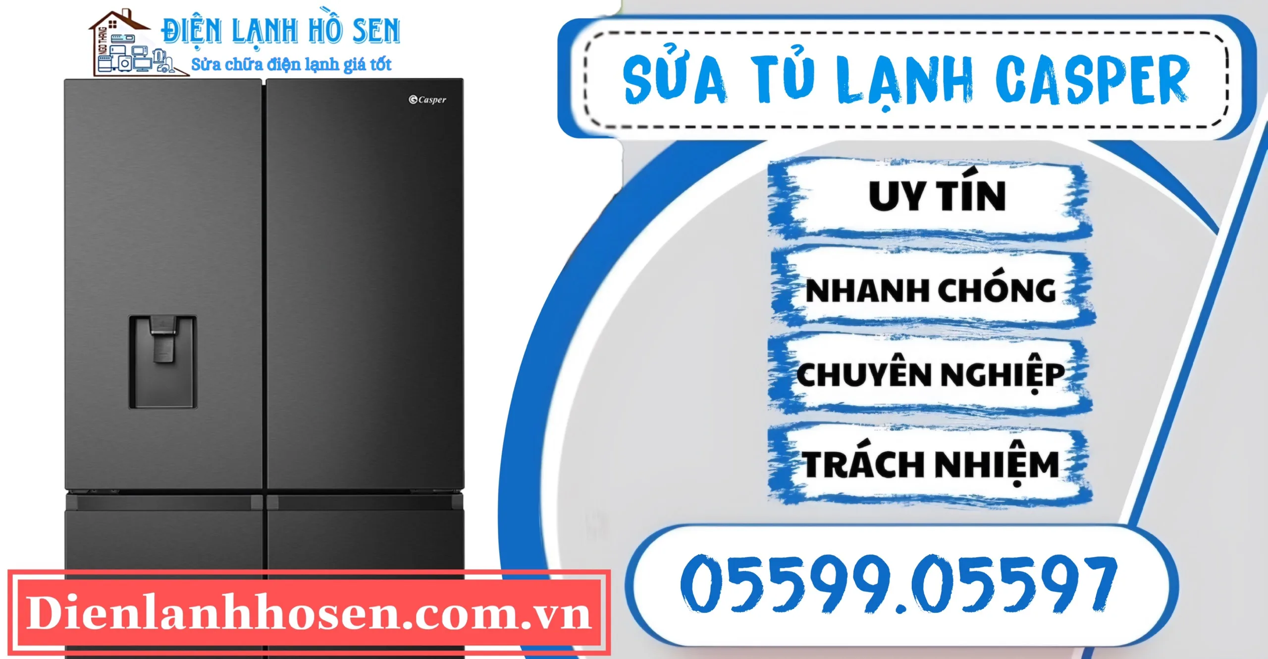 sửa tủ lạnh casper